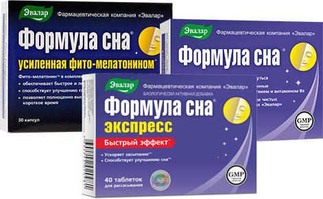 Формула сна - купить Продукцию Эвалар на официальном сайте Shop.evalar.ru